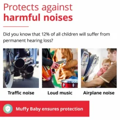 Høreværn Muffy Baby 1-3 år - Blå