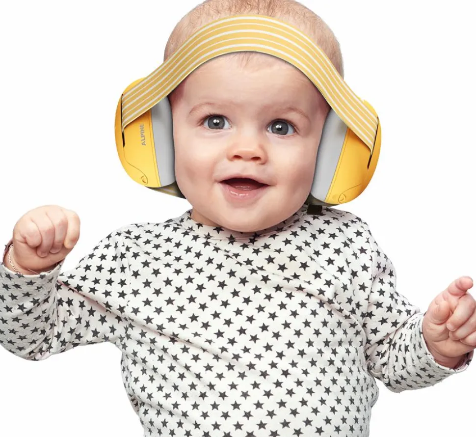 Høreværn Muffy Baby 1-3 år - Gul