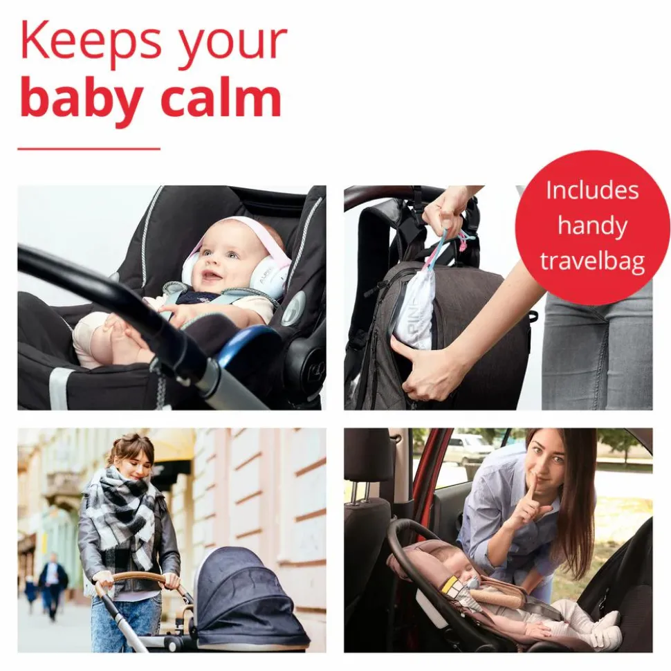 Høreværn Muffy Baby 1-3 år - Pink
