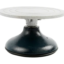 Kavalet Ø18 cm. - Drejefod i metal