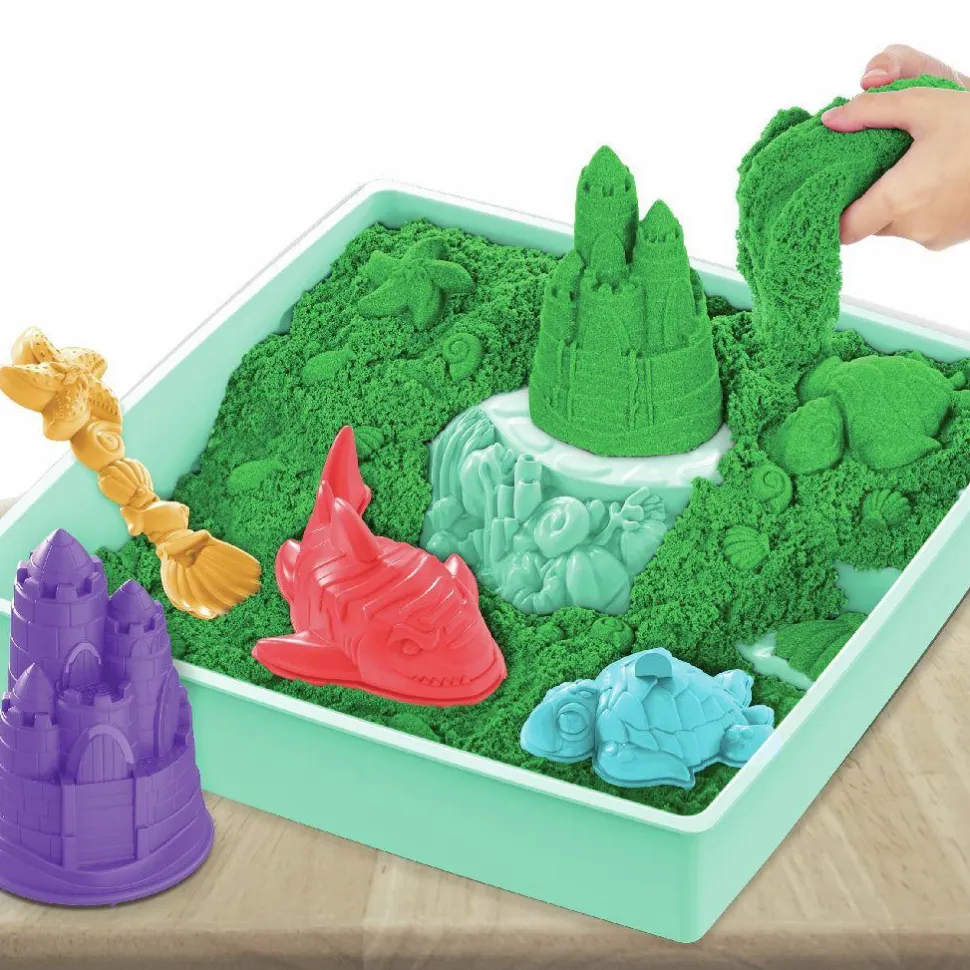 Kinetic Sand® - Sandbox grøn, 454 gram