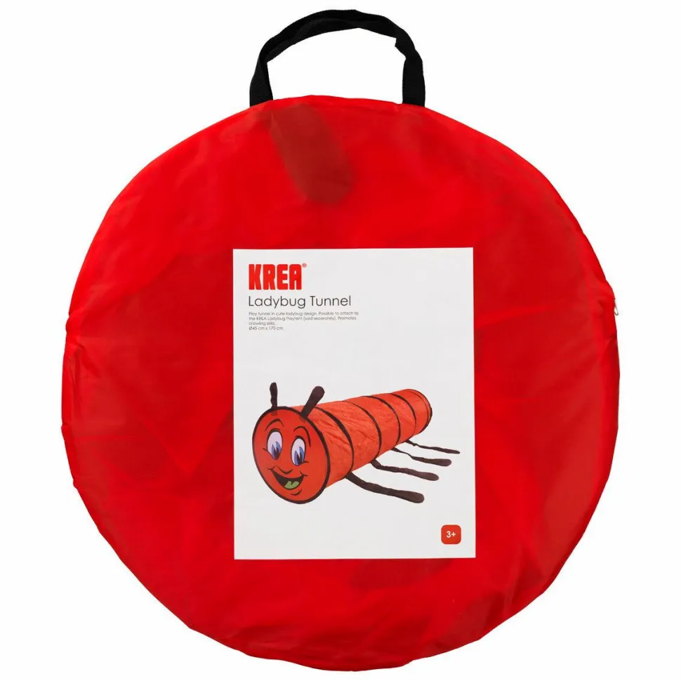 Kravletunnel mariehøne Ø45 cm - L: 170 cm