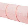 Kravletunnel med stjerner, rosa