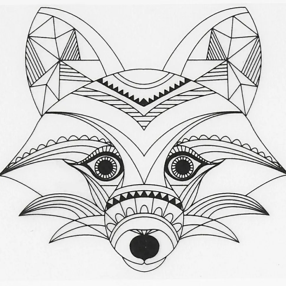 Krympeplast m. motiver - Vilde dyr, 4 ark