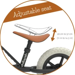 Løbecykel Charlie - Sort (18 mdr - 4 år)