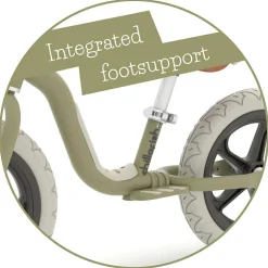 Løbecykel Charlie LUX  - Oliven (2-5 år)
