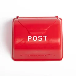 Legeplads postkasse - Rød