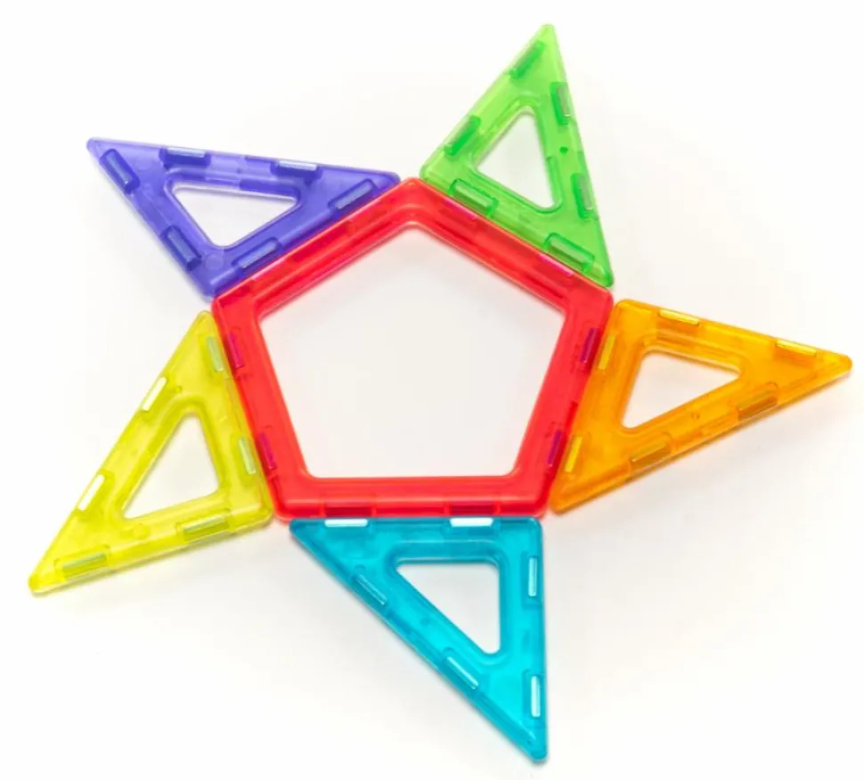 MAG Polydron | Transparent | 100 dele