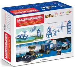 Magformers 50 stk - Politistation og køretøjer