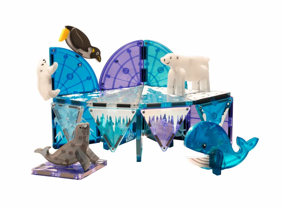 Magna-Tiles | Arktiske dyr, 25 stk