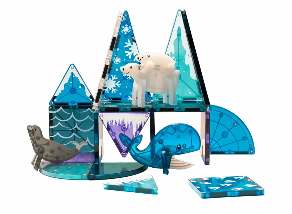 Magna-Tiles | Arktiske dyr, 25 stk