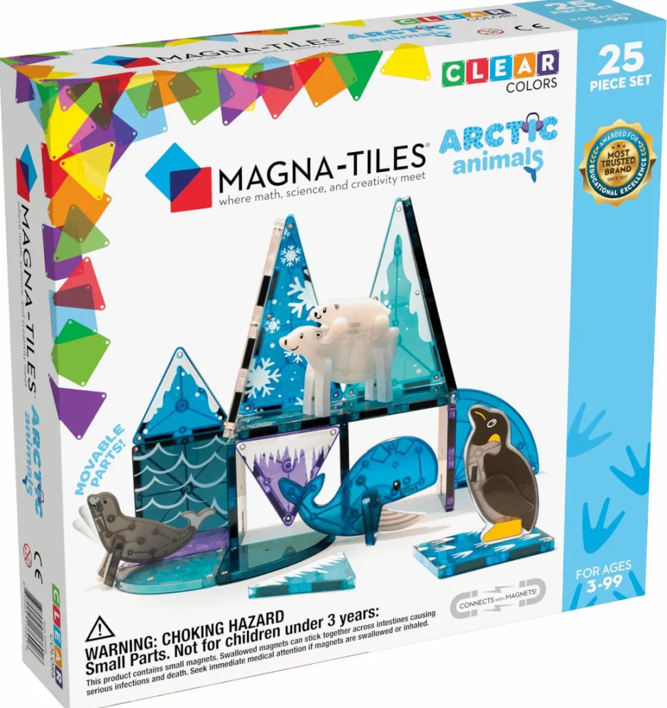Magna-Tiles | Arktiske dyr, 25 stk