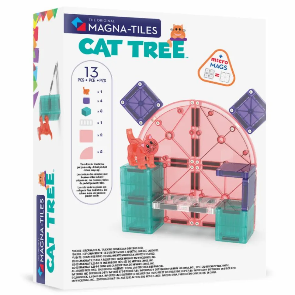 Magna-Tiles | Det lille kattekradsetræ, 13 stk