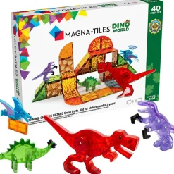 Magna-Tiles | Dino World, 40 stk