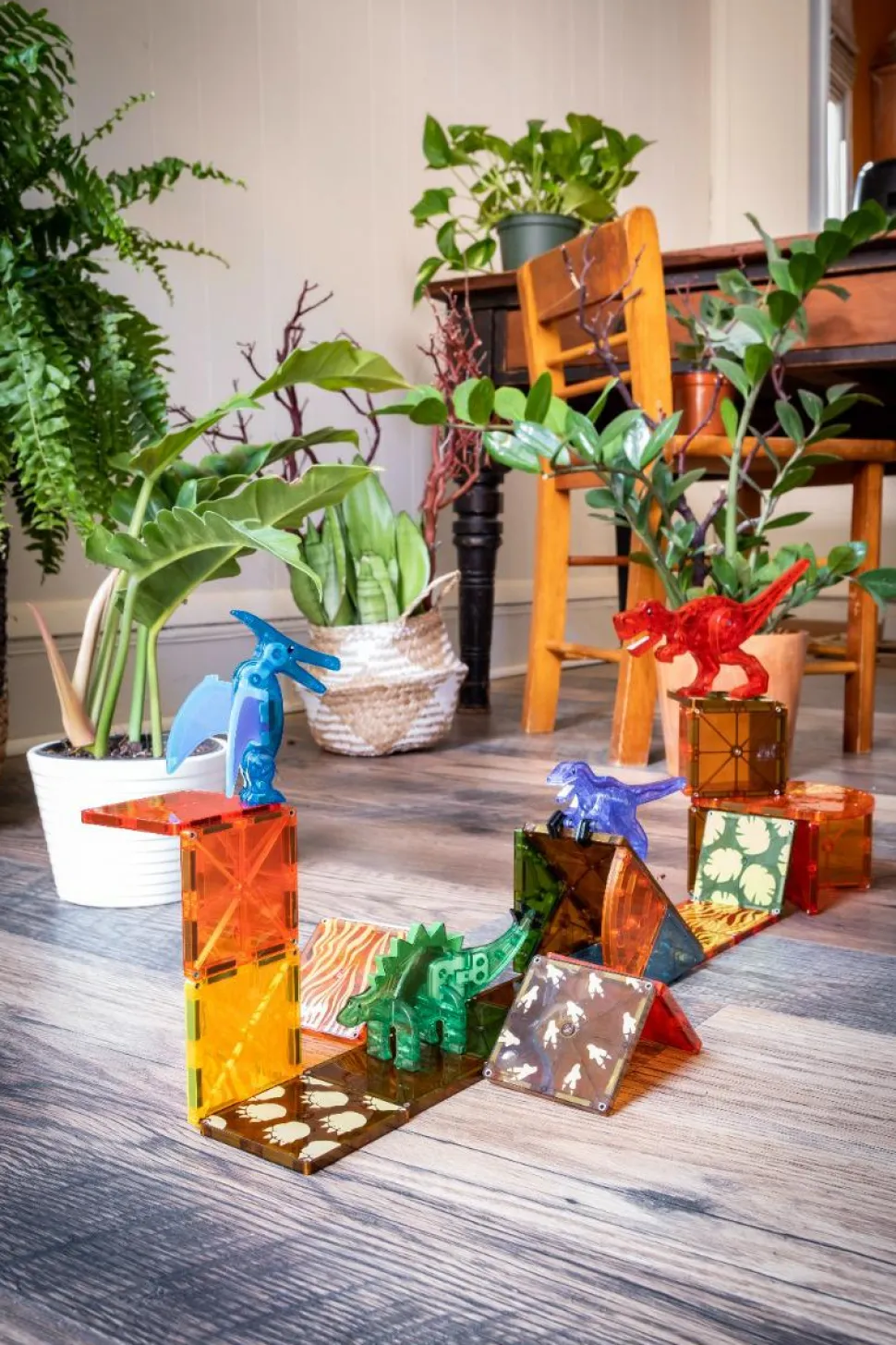 Magna-Tiles | Dino World, 40 stk