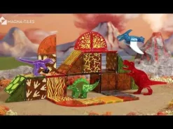Magna-Tiles | Dino World, 40 stk