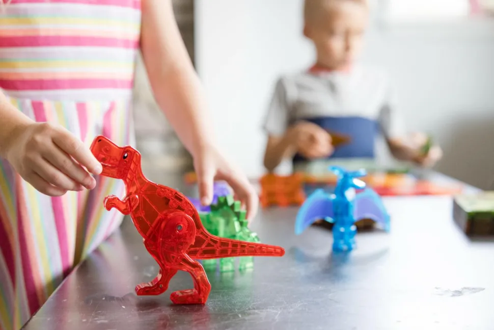 Magna-Tiles | Dino World, 40 stk