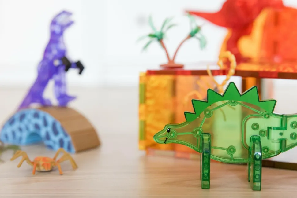 Magna-Tiles | Dino World, 40 stk