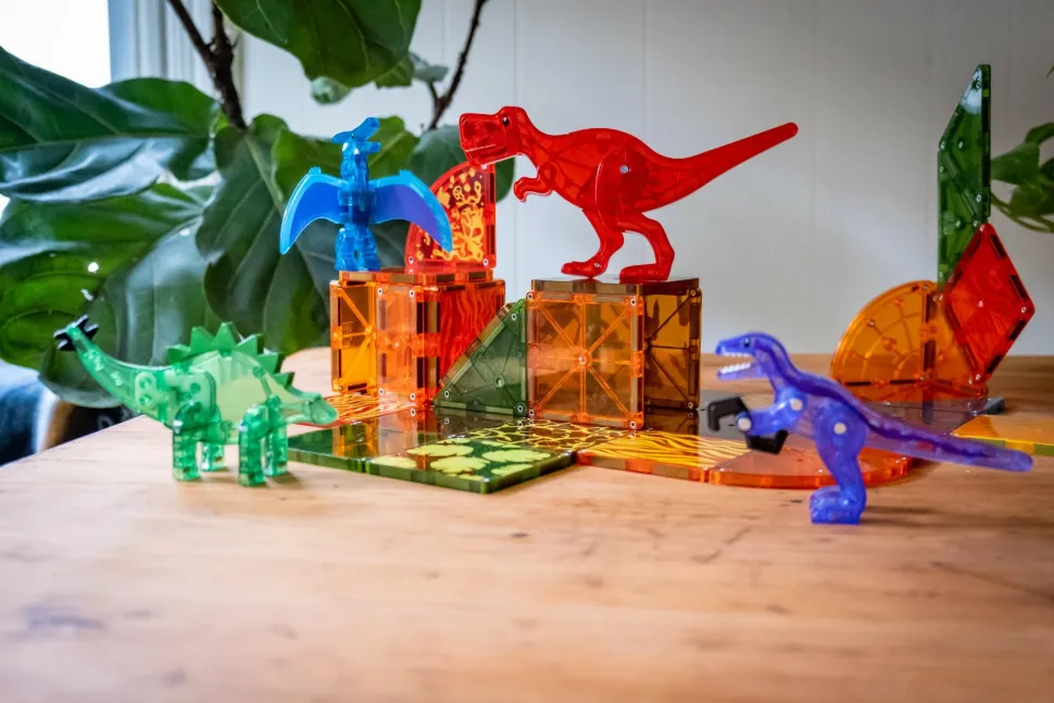 Magna-Tiles | Dino World, 40 stk
