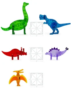 Magna-Tiles | Dinosaurer, 5 stk