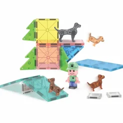 Magna-Tiles | Hundebørnehave, 27 stk