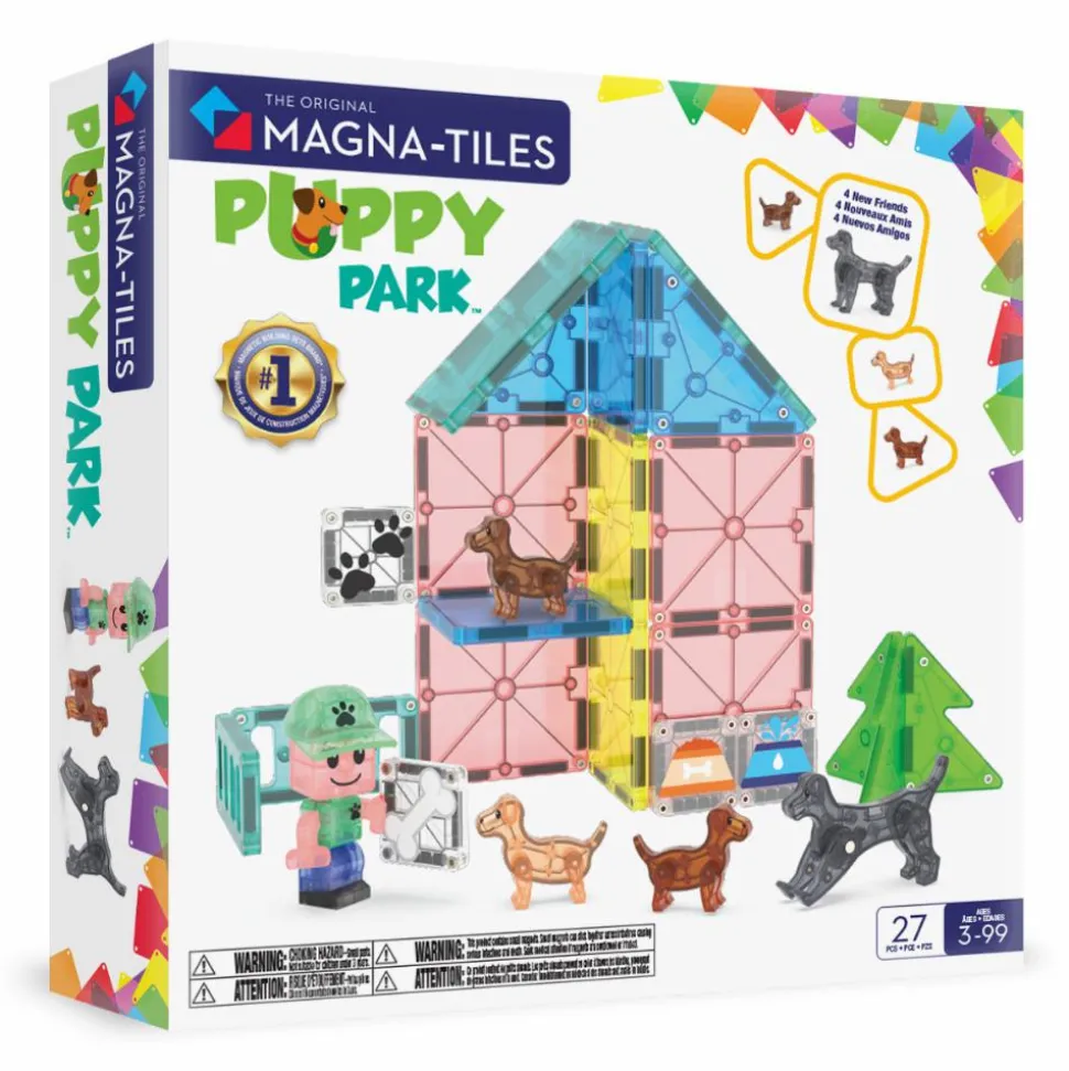 Magna-Tiles | Hundebørnehave, 27 stk