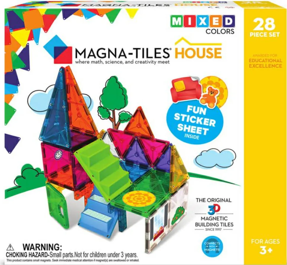 Magna-Tiles | Hus 28 stk.