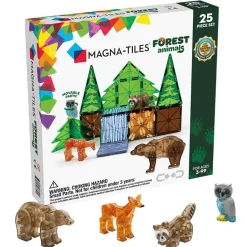 Magna-Tiles | Livet i skoven, 25 stk
