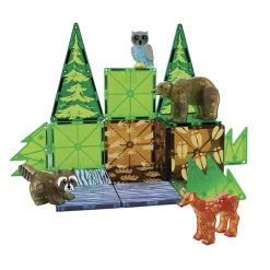 Magna-Tiles | Livet i skoven, 25 stk