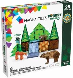 Magna-Tiles | Livet i skoven, 25 stk