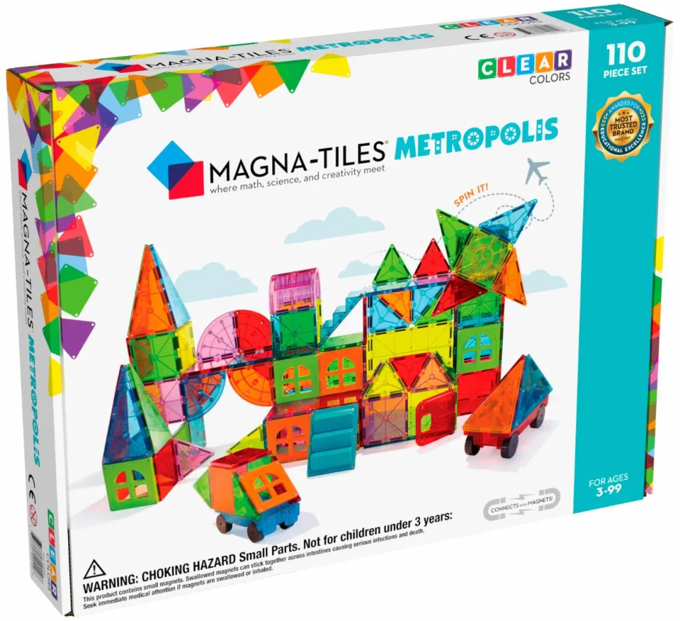 Magna-Tiles | Metropolis 110 stk.