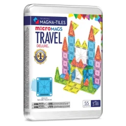 Magna-Tiles | microMAGS deluxe rejsesæt, 55 stk