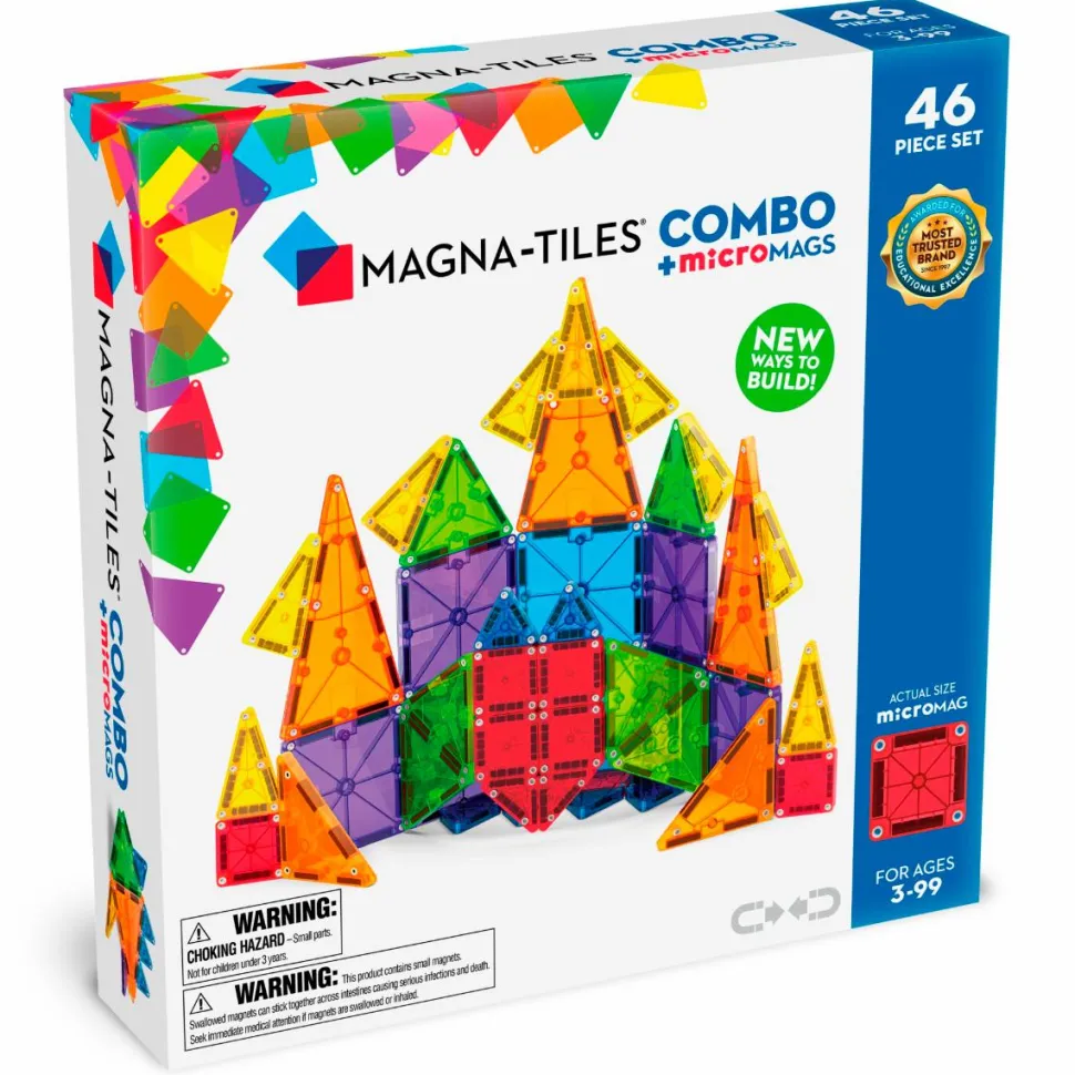Magna-Tiles | microMAGS kombi, 46 stk