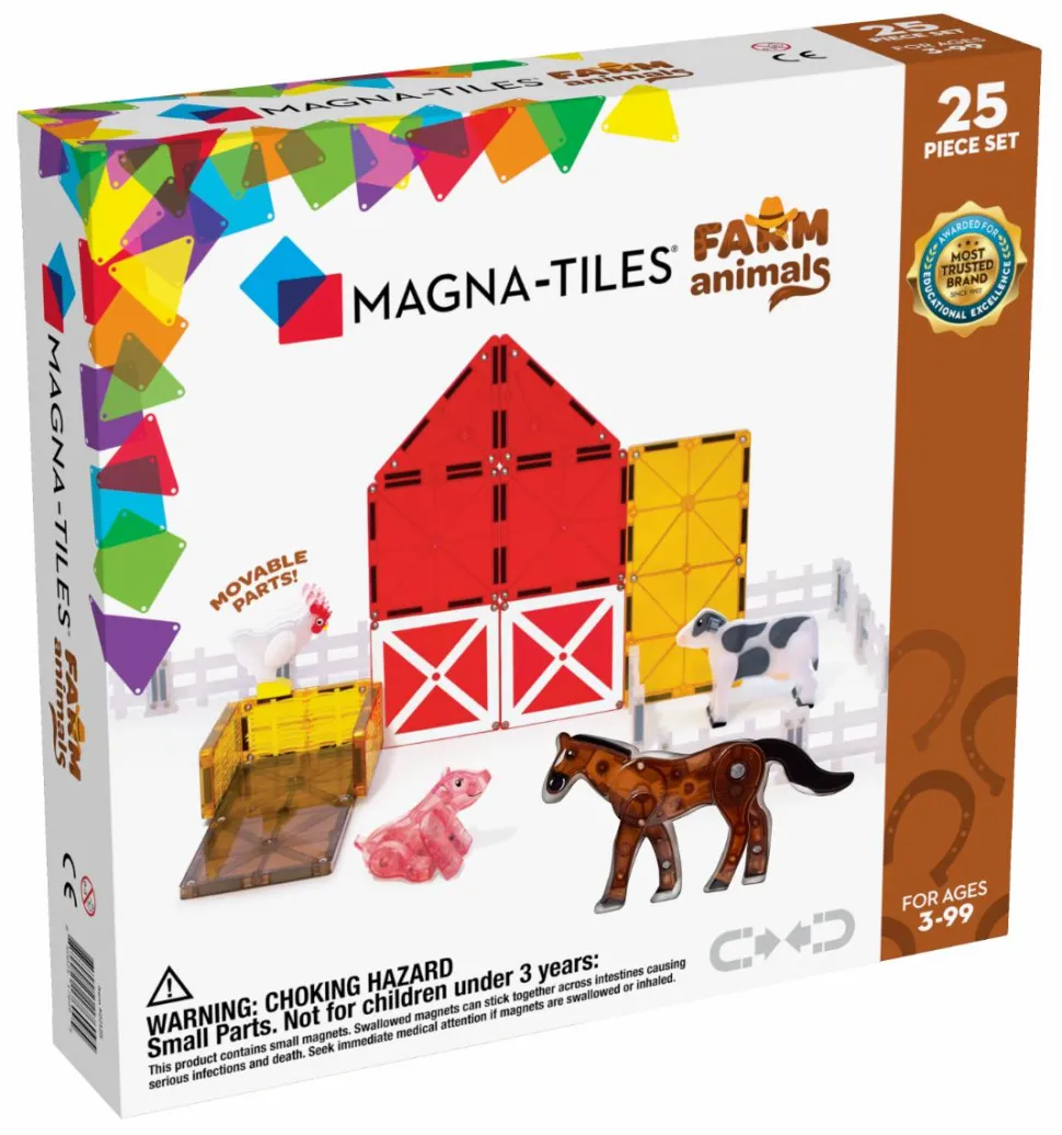 Magna-Tiles | På bondegården, 25 stk