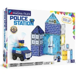 Magna-Tiles | Politistation, 36 stk