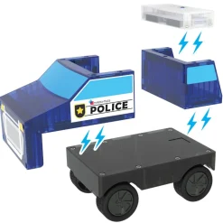 Magna-Tiles | Politistation, 36 stk