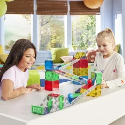Magna-Tiles | Rail Racers Deluxe kuglebane, 90 stk
