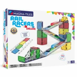 Magna-Tiles | Rail Racers Deluxe kuglebane, 90 stk