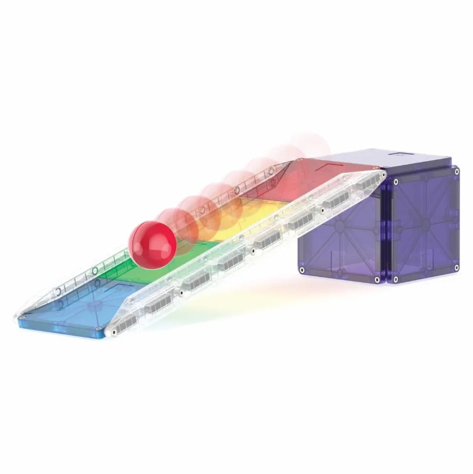 Magna-Tiles | Rail Racers Deluxe kuglebane, 90 stk
