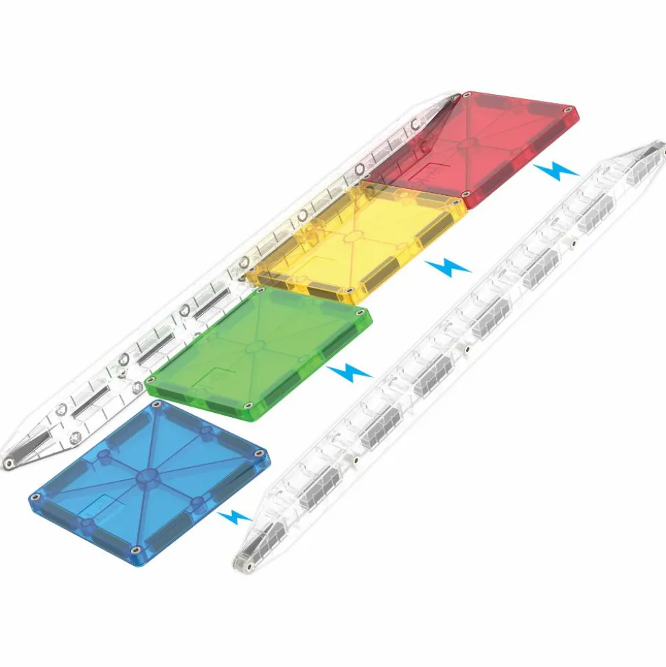 Magna-Tiles | Rail Racers Deluxe kuglebane, 90 stk