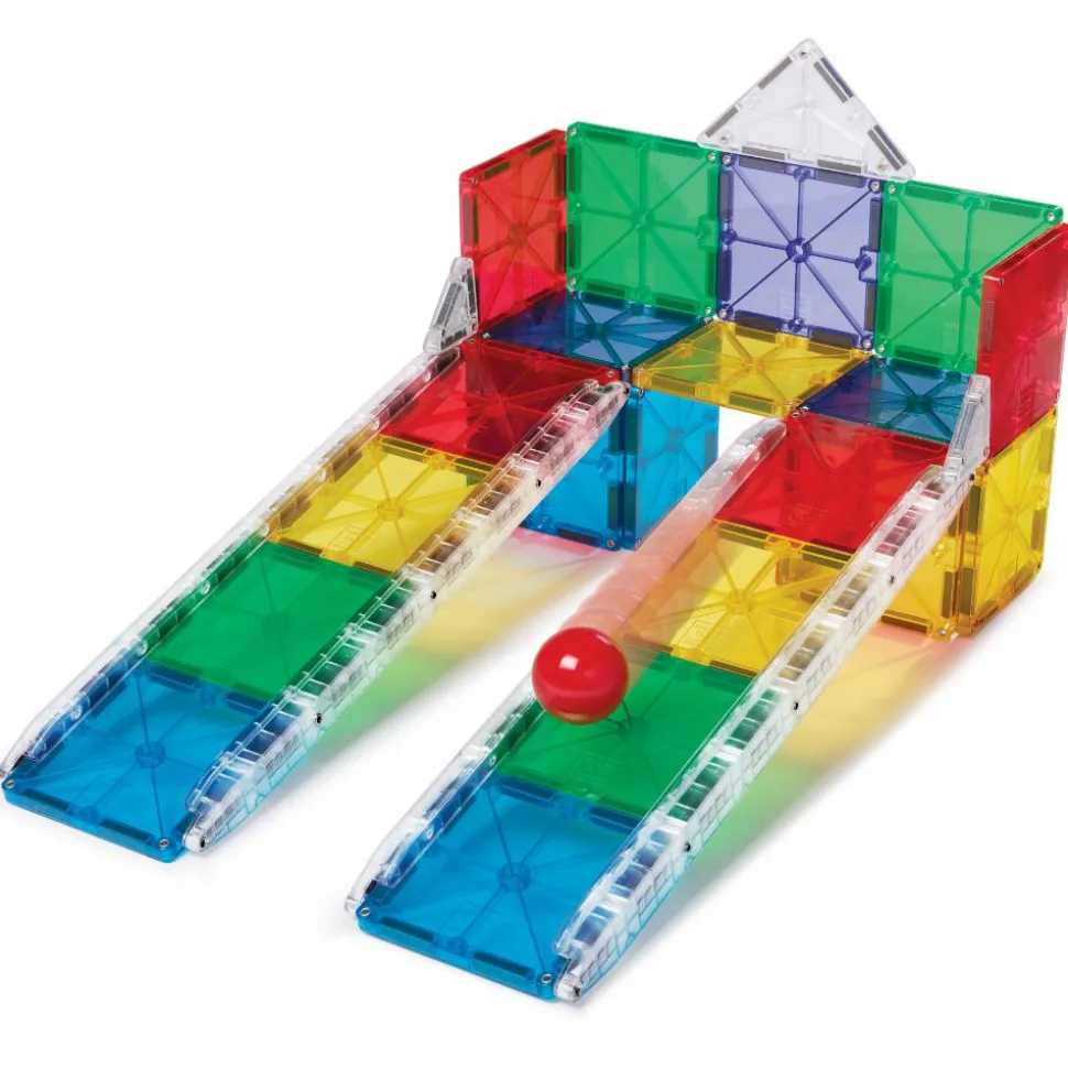 Magna-Tiles | Rail Racers kuglebane, 33 stk