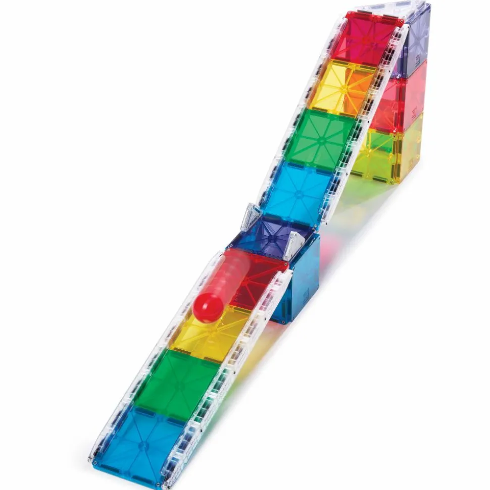 Magna-Tiles | Rail Racers kuglebane, 33 stk