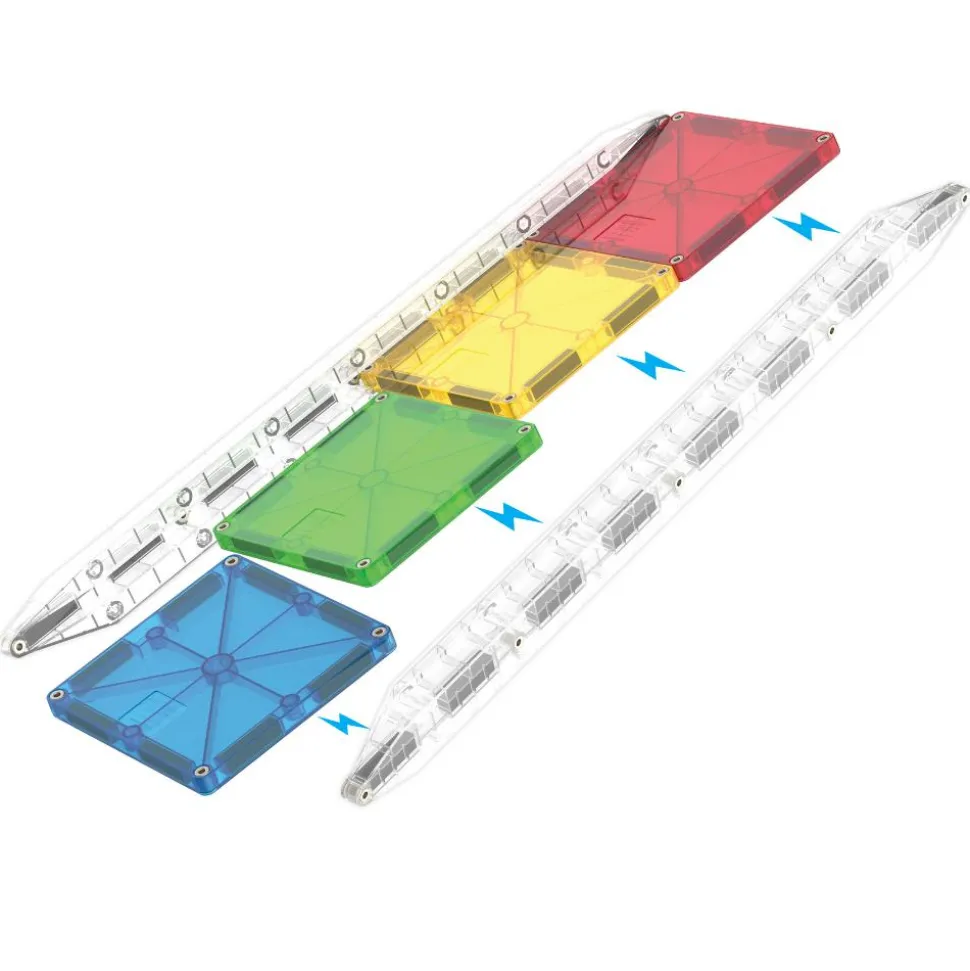 Magna-Tiles | Rail Racers kuglebane, 33 stk