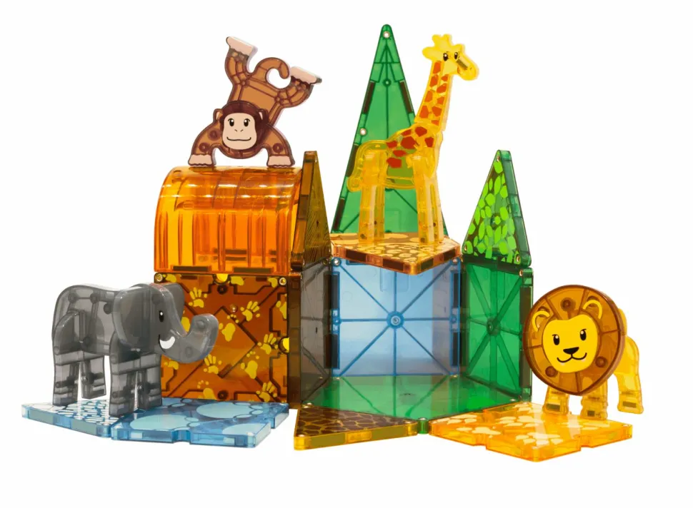 Magna-Tiles | Safaridyr, 25 stk