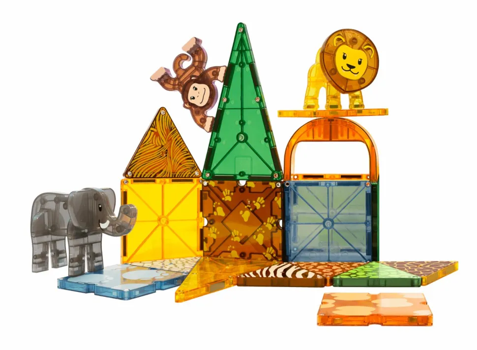 Magna-Tiles | Safaridyr, 25 stk