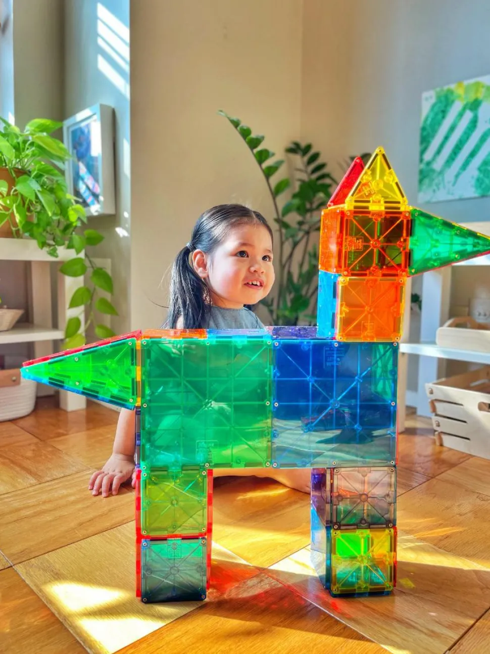 Magna-Tiles | Transparent 100 stk.