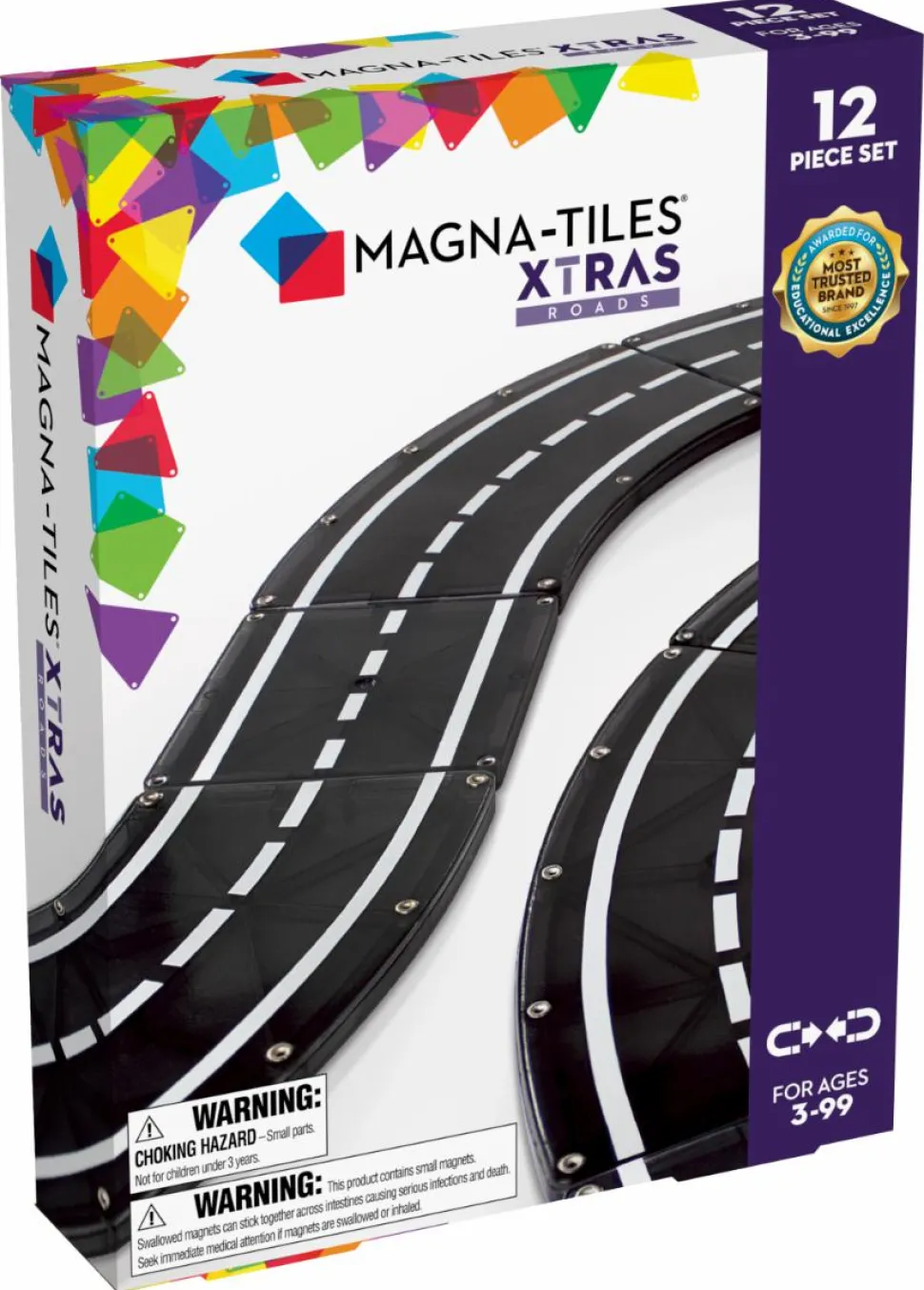 Magna-Tiles | Vejbaner, 12 dele