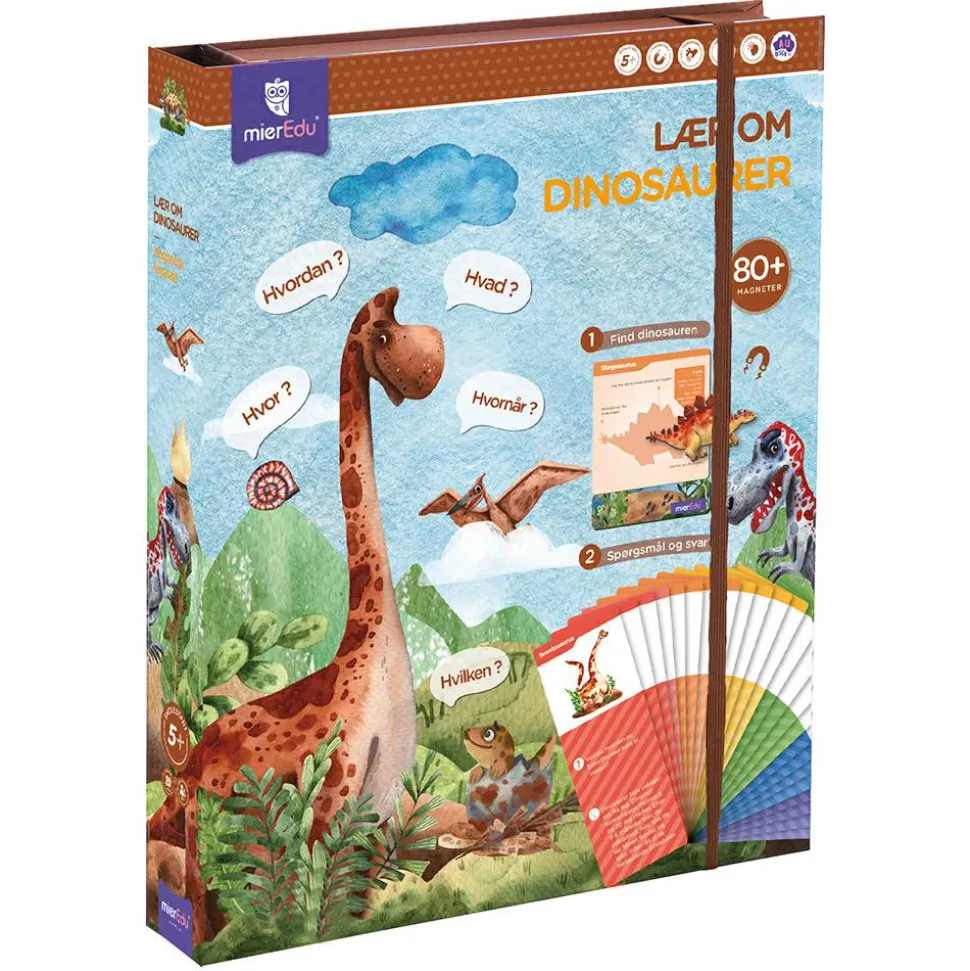 Magnetleg - Lær om dinosaurer, 80+ dele