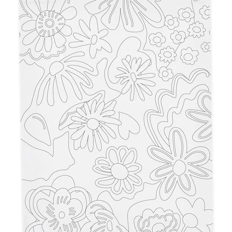Malerlærred 24 x 30 cm - Blomster