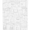 Malerlærred 24 x 30 cm - Huse